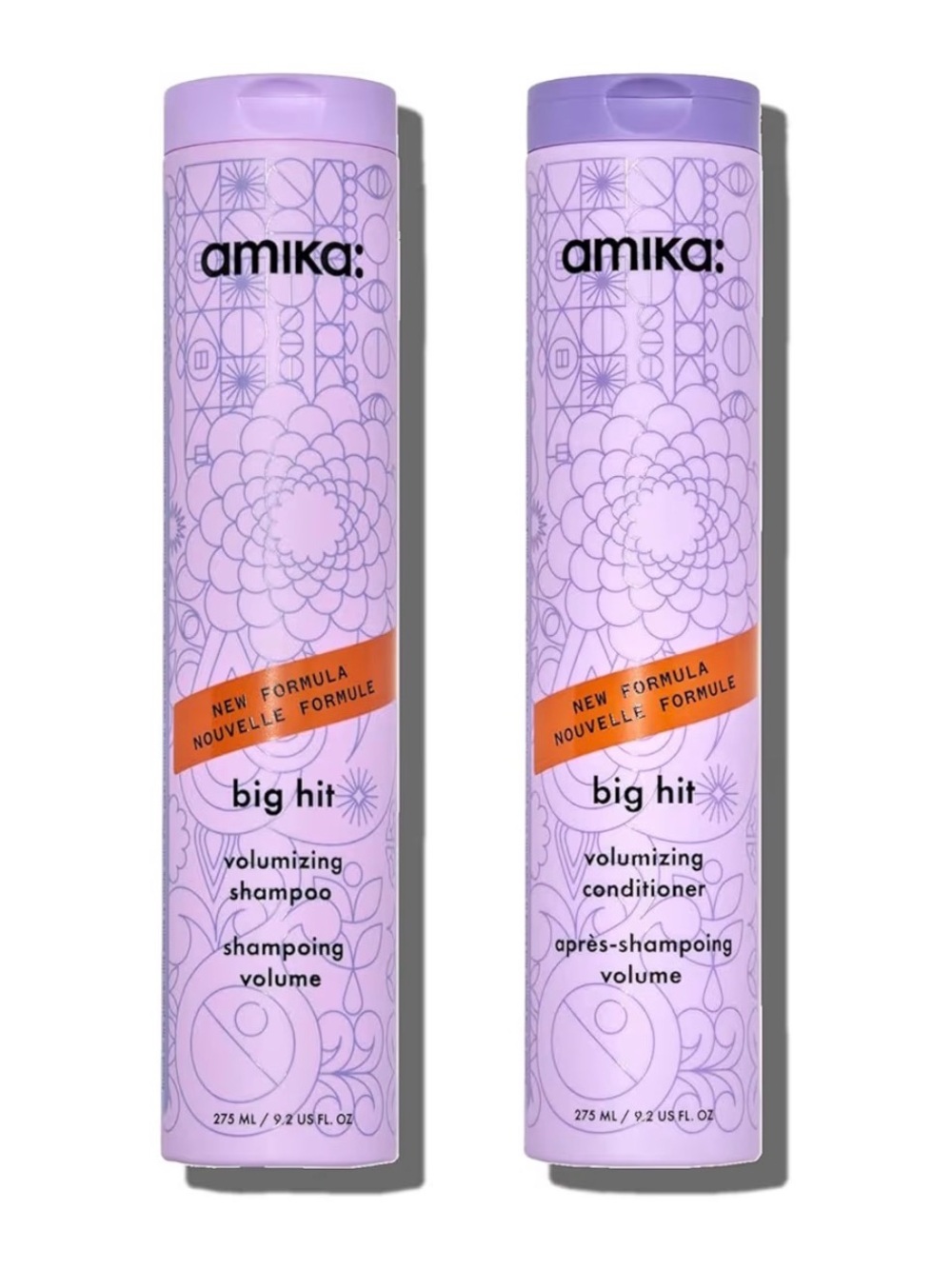 amika big hit shampoo & conditioner set